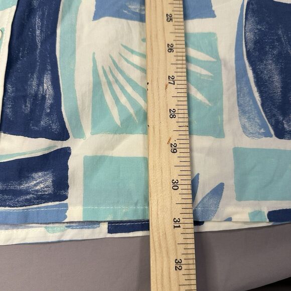 NWT O’Neill Shirt Button Up Men’s 2XL Blue Short Sleeve Eco Floral Hawaiian - Picture 10 of 11